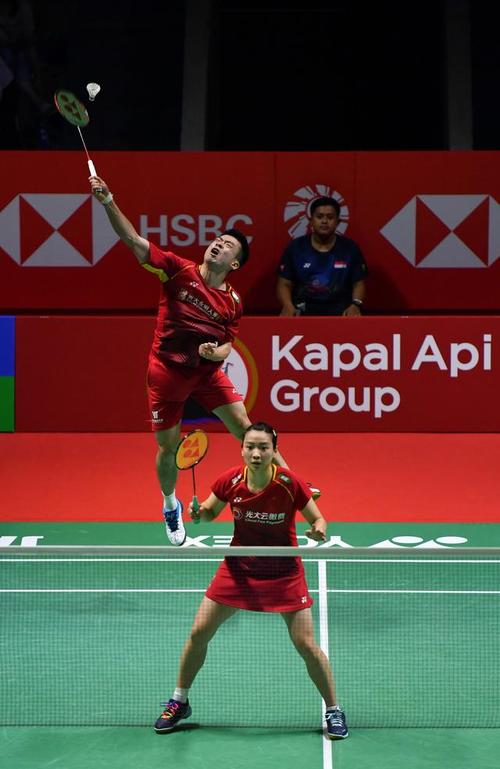 中国对印尼羽毛球比赛